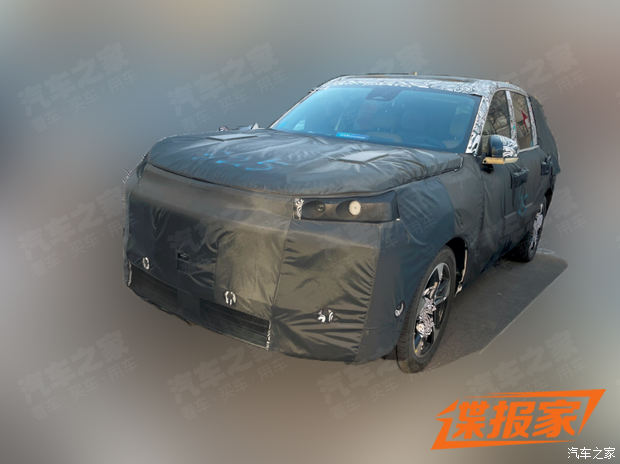 定位中大型SUV 有望年内发布 吉利银河星舰9谍照曝光